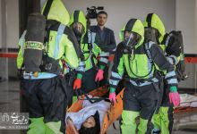گزارش تصویری  | برگزاری مانور مقابله با حوادث شيميايي در آزمايشگاه ها دانشگاه صنعتی شاهرود 